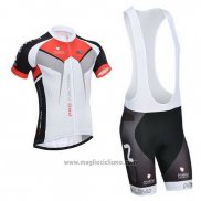 2014 Abbigliamento Ciclismo Nalini Rosso e Bianco Manica Corta e Salopette