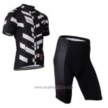 2015 Abbigliamento Ciclismo Rapha Bianco e Nero Manica Corta e Salopette