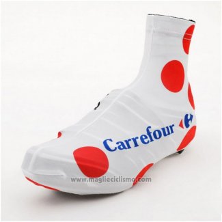 2015 Tour de France Copriscarpe Ciclismo Bianco e Rosso