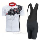 2017 Abbigliamento Ciclismo Gore Bike Wear Power Mountain Bianco Manica Corta e Salopette