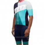 2017 Abbigliamento Ciclismo Maap Grigio e Celeste Manica Corta e Salopette