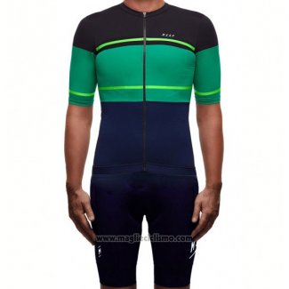 2017 Abbigliamento Ciclismo Maap Segment Pro Nero e Verde Manica Corta e Salopette