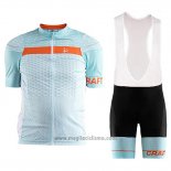 2018 Abbigliamento Ciclismo Craft Route Chiaro Blu Manica Corta e Salopette