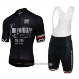 2018 Abbigliamento Ciclismo Lungomare Nero Manica Corta e Salopette