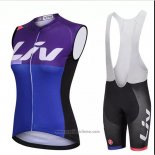 2018 Gilet Antivento Liv Viola e Blu