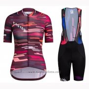 2019 Abbigliamento Ciclismo Donne Canyon Rosso Manica Corta e Salopette