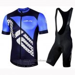 2019 Abbigliamento Ciclismo Nalini Volata 2.0 Nero Blu Manica Corta e Salopette