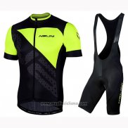 2019 Abbigliamento Ciclismo Nalini Volata 2.0 Nero Giallo Manica Corta e Salopette