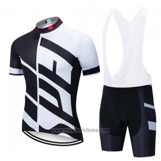 2019 Abbigliamento Ciclismo Specialized Bianco Nero Manica Corta e Salopette