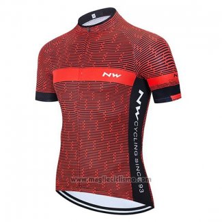 2020 Abbigliamento Ciclismo Northwave Rosso Nero Bianco Manica Corta e Salopette