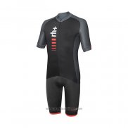 2021 Abbigliamento Ciclismo RH+ Nero Manica Corta e Salopette