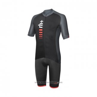 2021 Abbigliamento Ciclismo RH+ Nero Manica Corta e Salopette