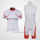 2011 Abbigliamento Ciclismo Louis Garneau Nero e Bianco Manica Corta e Salopette