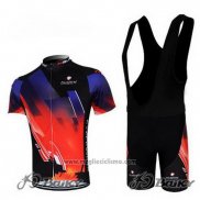 2012 Abbigliamento Ciclismo Nalini Rosso e Nero Manica Corta e Salopette