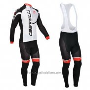 2013 Abbigliamento Ciclismo Castelli Nero e Bianco Manica Lunga e Salopette