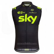 2016 Gilet Antivento Sky Nero e Verde