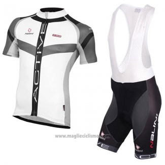 2017 Abbigliamento Ciclismo Nalini Rigel Bianco Manica Corta e Salopette