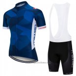 2018 Abbigliamento Ciclismo Castelli Spento Blu Manica Corta e Salopette