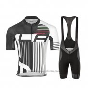 2019 Abbigliamento Ciclismo Lungo Ao Nero Bianco Manica Corta e Salopette