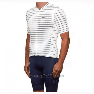 2019 Abbigliamento Ciclismo Maap Movement Bianco Manica Corta e Salopette