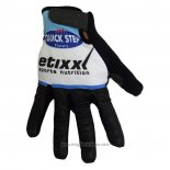 2020 Etixx Quick Step Guanti Dita Lunghe Ciclismo Nero Bianco