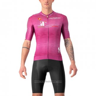 2022 Abbigliamento Ciclismo Giro d'Italia Viola Manica Corta e Salopette