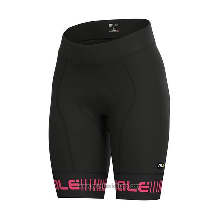 2022 Abbigliamento Ciclismo Donne ALE Blu Fuxia Manica Corta e Salopette