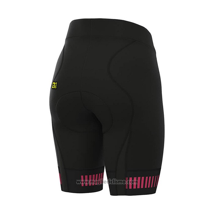 2022 Abbigliamento Ciclismo Donne ALE Blu Fuxia Manica Corta e Salopette