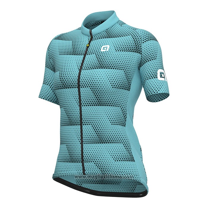 2022 Abbigliamento Ciclismo Donne ALE Chiaro Verde Manica Corta e Salopette