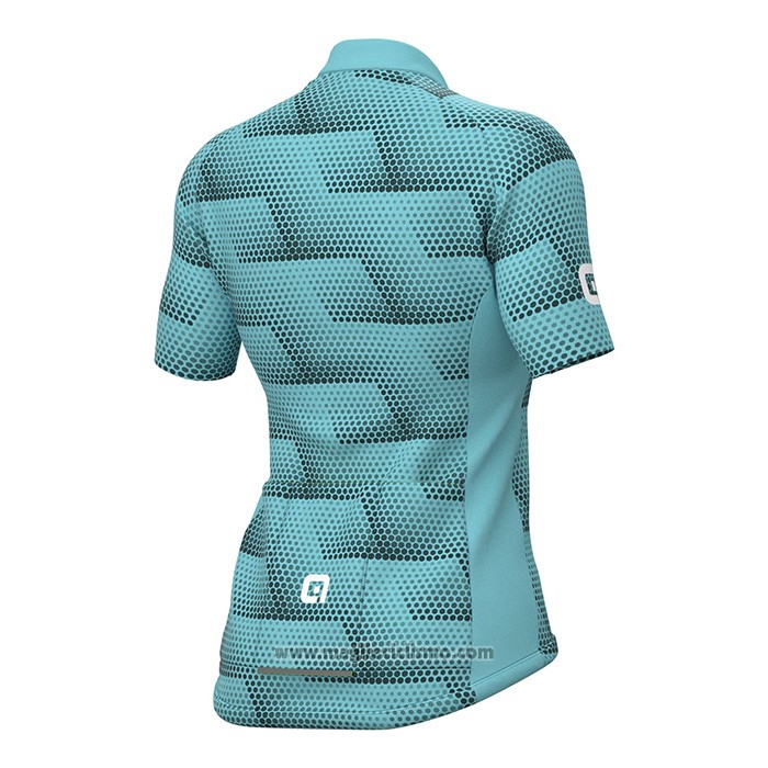 2022 Abbigliamento Ciclismo Donne ALE Chiaro Verde Manica Corta e Salopette
