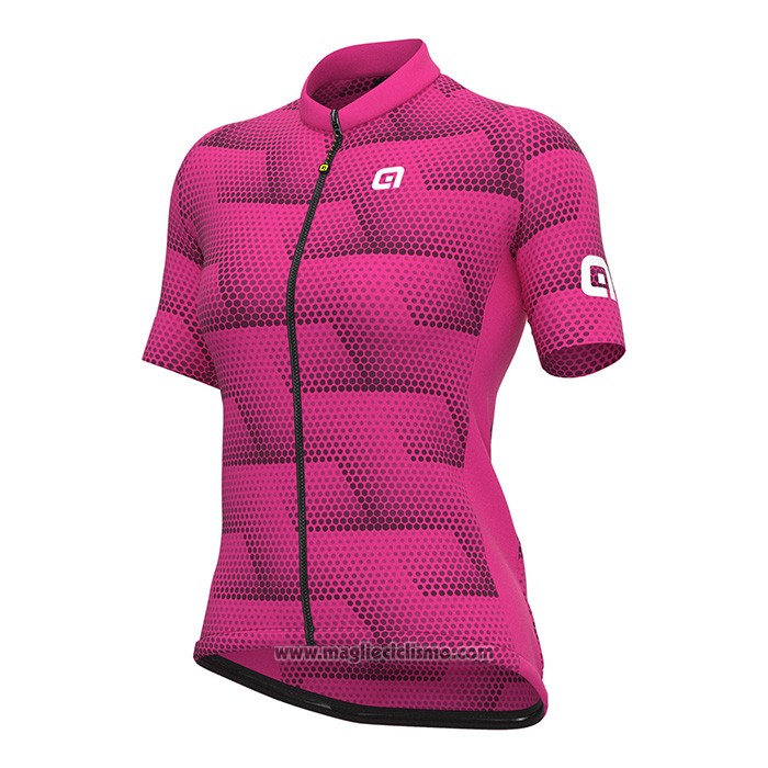 2022 Abbigliamento Ciclismo Donne ALE Fuxia Manica Corta e Salopette