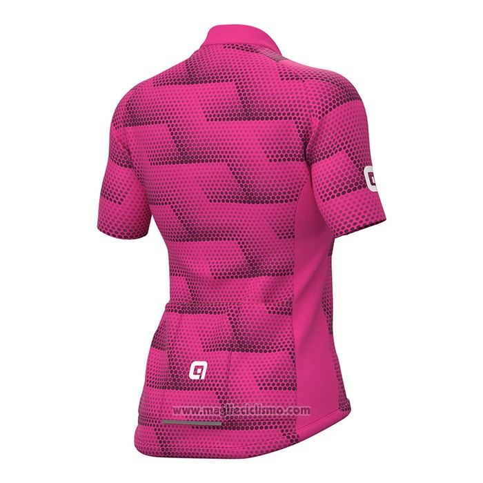 2022 Abbigliamento Ciclismo Donne ALE Fuxia Manica Corta e Salopette
