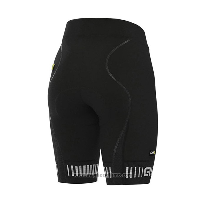 2022 Abbigliamento Ciclismo Donne ALE Rosa Bianco Manica Corta e Salopette
