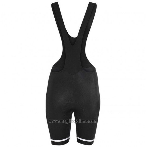 2017 Abbigliamento Ciclismo Donne Etxeondo Neo Nero e Bianco Manica Corta e Salopette