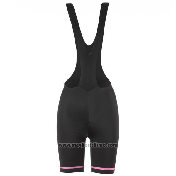 2017 Abbigliamento Ciclismo Donne Etxeondo Neo Nero e Rosa Manica Corta e Salopette