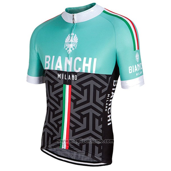 2017 Abbigliamento Ciclismo Donne Bianchi Nero e Verde Manica Corta e Salopette