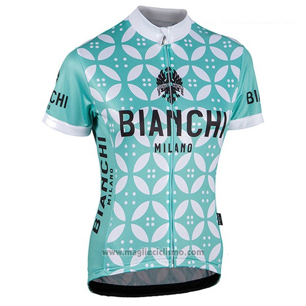 2017 Abbigliamento Ciclismo Donne Bianchi Verde e Bianco Manica Corta e Salopette