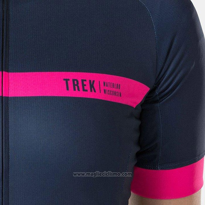 2020 Abbigliamento Ciclismo Donne Bontrage Fuxia Spento Blu Manica Corta e Salopette