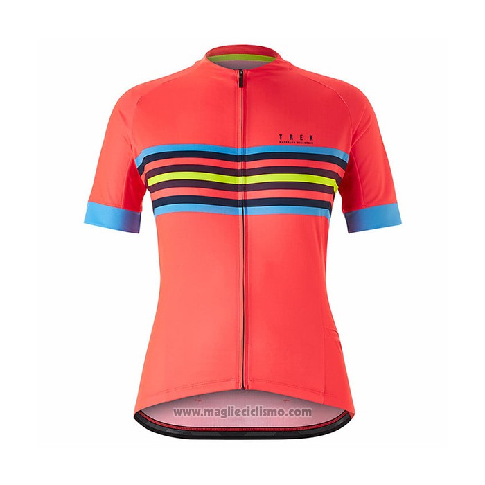 2021 Abbigliamento Ciclismo Donne Bontrage Arancione Manica Corta e Salopette