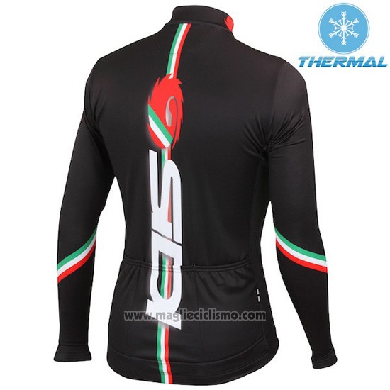 2016 Abbigliamento Ciclismo Donne Castelli Scuro Nero Manica Lunga e Salopette