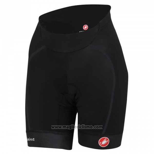 2017 Abbigliamento Ciclismo Donne Castelli Azzurro Manica Corta e Salopette