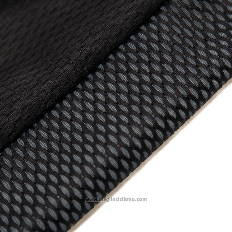 2018 Abbigliamento Ciclismo Giant Nero e Grigio Manica Corta e Salopette