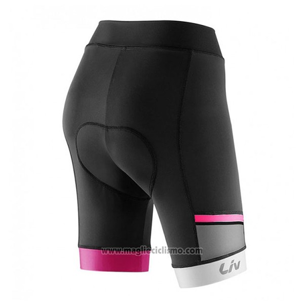 2017 Abbigliamento Ciclismo Donne Liv Pro Nero e Rosso Manica Corta e Salopette