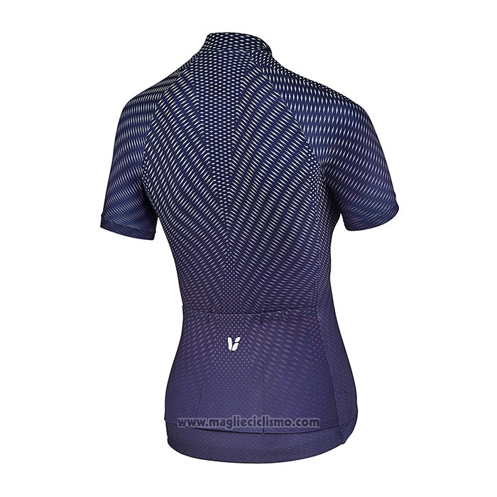 2022 Abbigliamento Ciclismo Donne Liv Scuro Blu Manica Corta e Salopette
