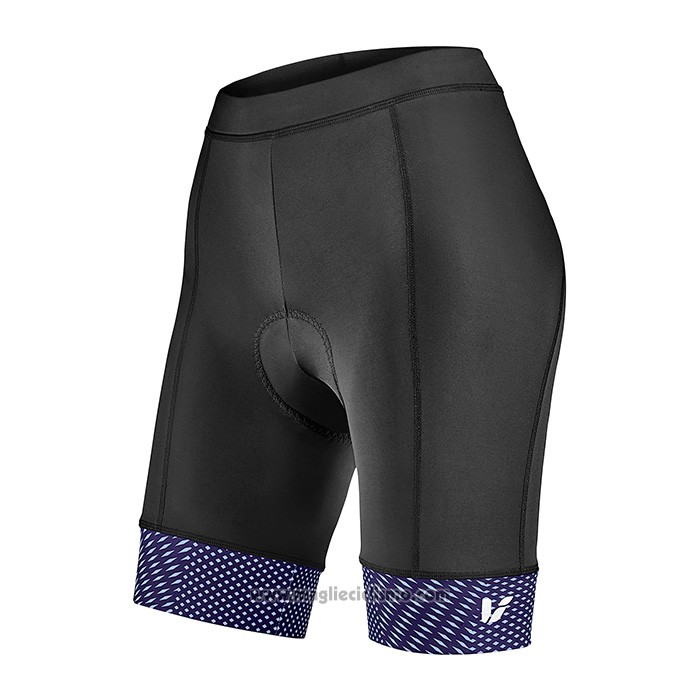 2022 Abbigliamento Ciclismo Donne Liv Scuro Blu Manica Corta e Salopette