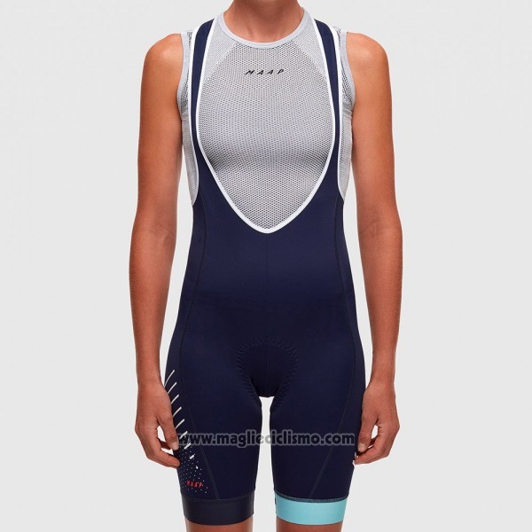 2017 Abbigliamento Ciclismo Donne Maap Bianco Manica Corta e Salopette