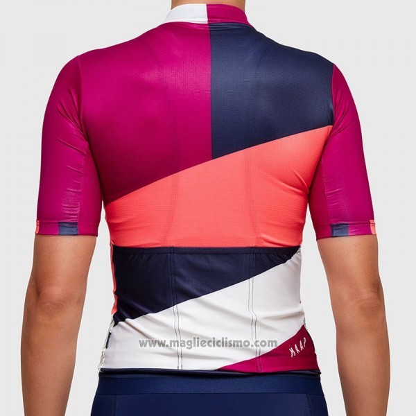 2017 Abbigliamento Ciclismo Donne Maap Bianco e Rosa Manica Corta e Salopette