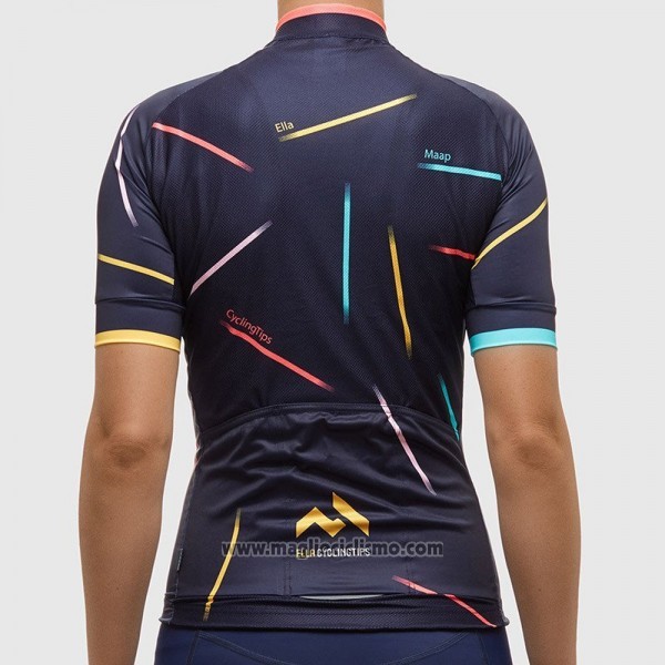 2017 Abbigliamento Ciclismo Donne Maap X Ella Nero Manica Corta e Salopette