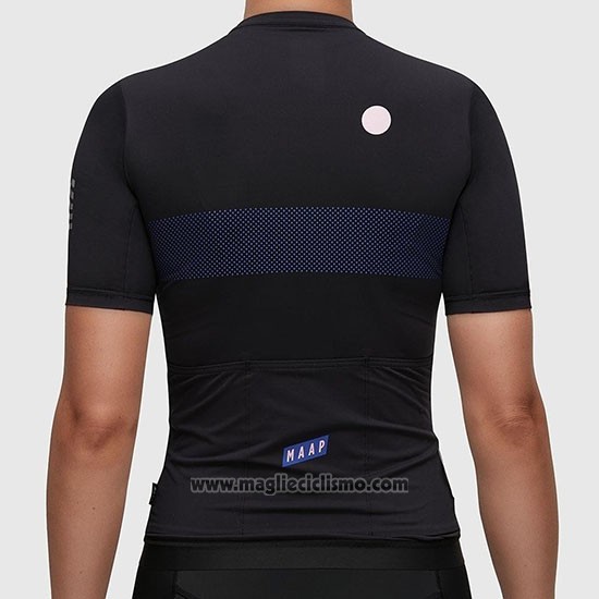 2019 Abbigliamento Ciclismo Donne Maap Escape Nero Manica Corta e Salopette