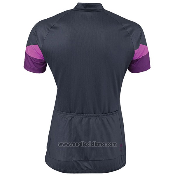2017 Abbigliamento Ciclismo Donne Scott Nero Manica Corta e Salopette
